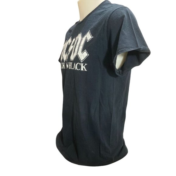 A/C D/C Back In Black S/S T-Shirt Large - Picture 4 of 6